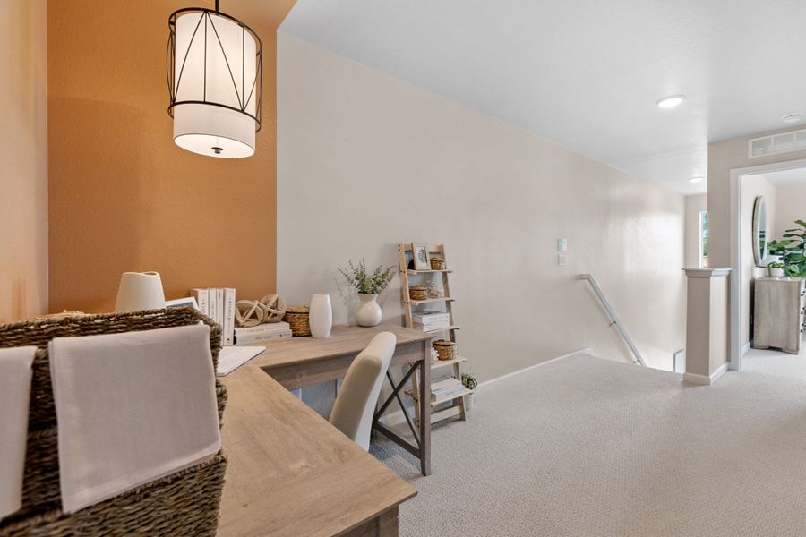 Representative furnished interior of a home built from the Biscayne by Landsea Homes in Spring Valley, Longmont (Image 15). Representative furnished interior of a home built from the Biscayne by Landsea Homes in Spring Valley, Longmont (Image 15).