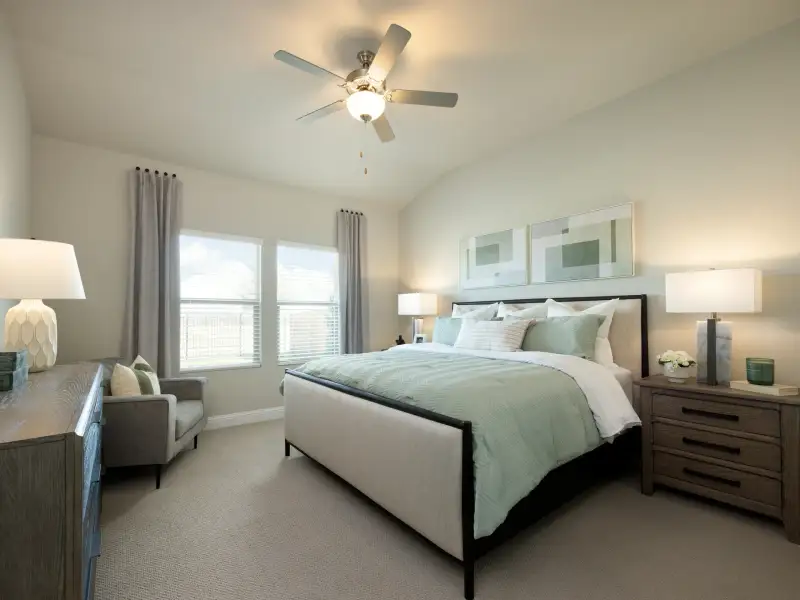 Furnished interior view inside a new home in Lakehaven - Signature Series, Farmersville (Image 9). Furnished interior view inside a new home in Lakehaven - Signature Series, Farmersville (Image 9).