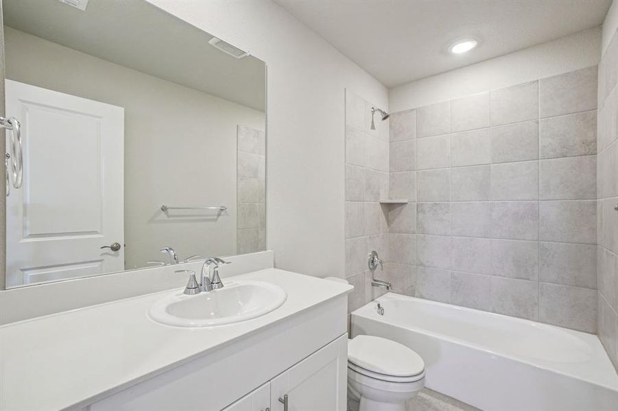 Furnished interior view inside a new home in Eastridge - Spring Series, McKinney (Image 7).