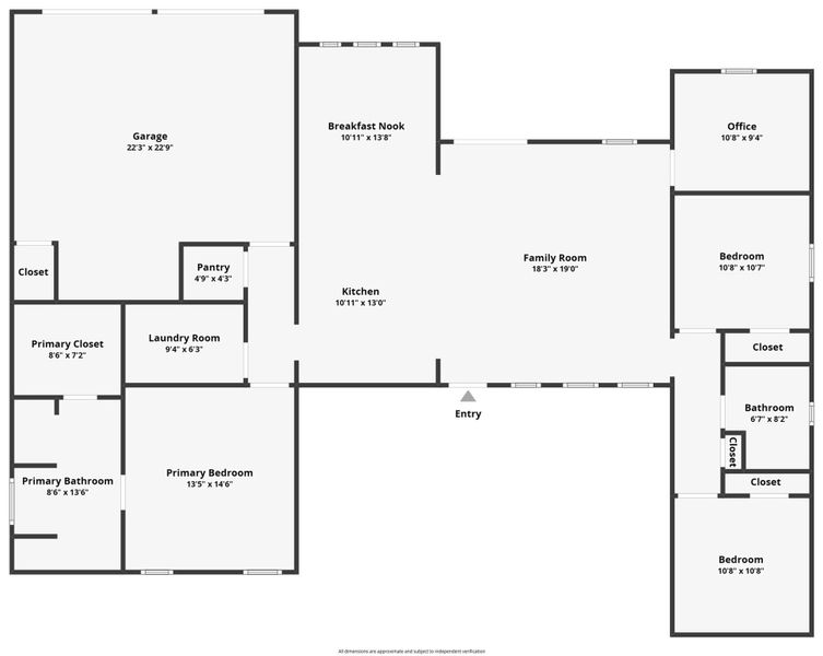 2D floor plan layout of this home in , Shepherd, TX (Image 5).