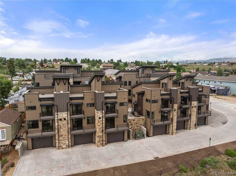 Aerial looking north east