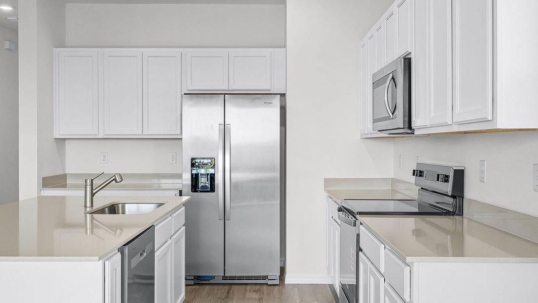 Representative furnished interior of a home built from the VALE by D.R. Horton in Harmony at Lake Eloise, Winter Haven (Image 8).