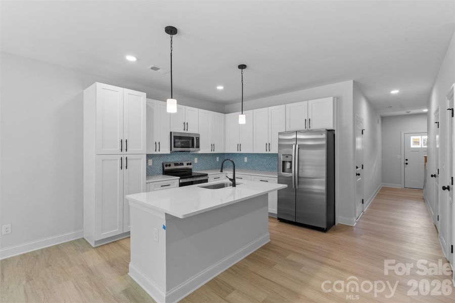 Furnished interior view inside a new home in , Charlotte (Image 12).