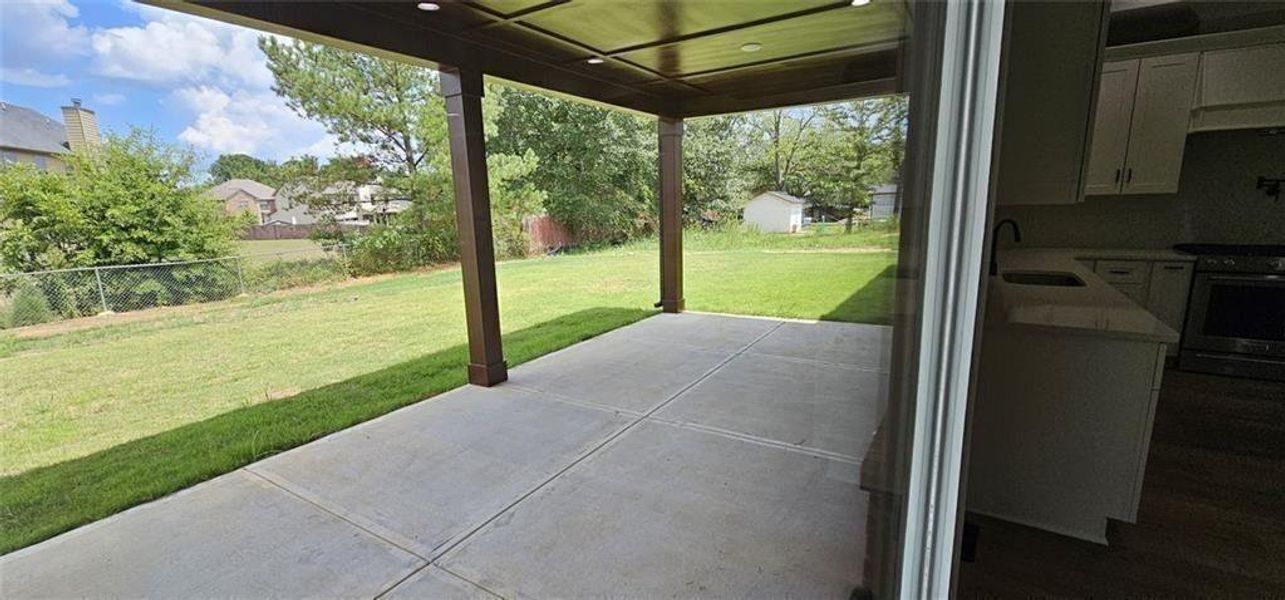 Exterior details and patio area of a home in , Loganville (Image 3). Exterior details and patio area of a home in , Loganville (Image 3).