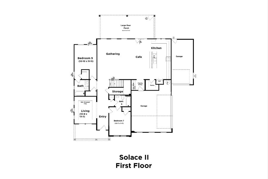 Floorplan of first floor Floorplan of first floor