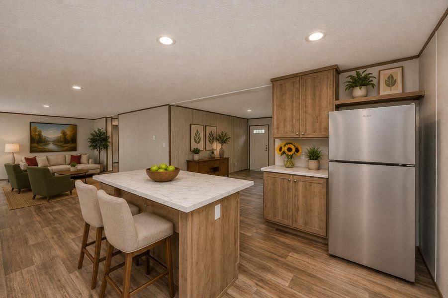 Furnished interior view inside a new home in , Cottageville (Image 50).