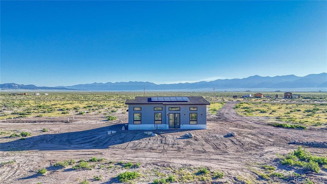 Looking North/South Side of house