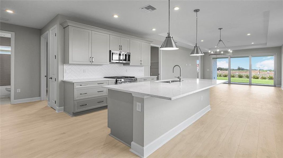 Furnished interior view inside a new home in Cresswind at Lake Harris, Tavares (Image 4). Furnished interior view inside a new home in Cresswind at Lake Harris, Tavares (Image 4).