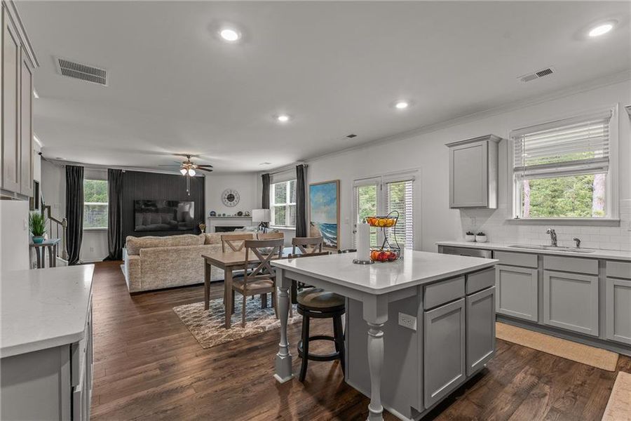Furnished interior view inside a new home in Independence, Loganville (Image 25).