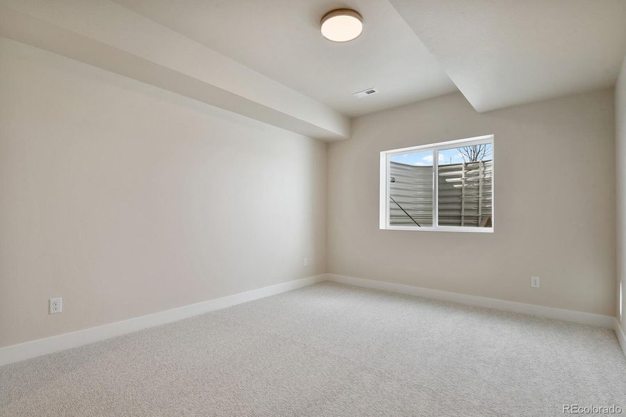 4th bedroom with walk-in closet