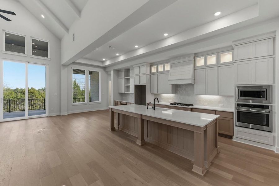 Furnished interior view inside a new home in Parkside On The River, Georgetown (Image 8).