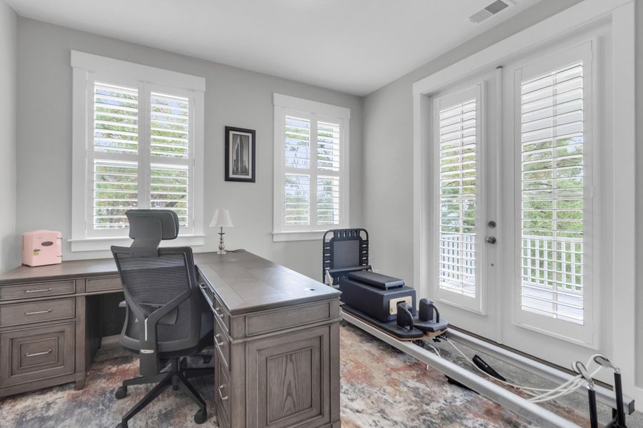 Furnished interior view inside a new home in , Charleston (Image 37).