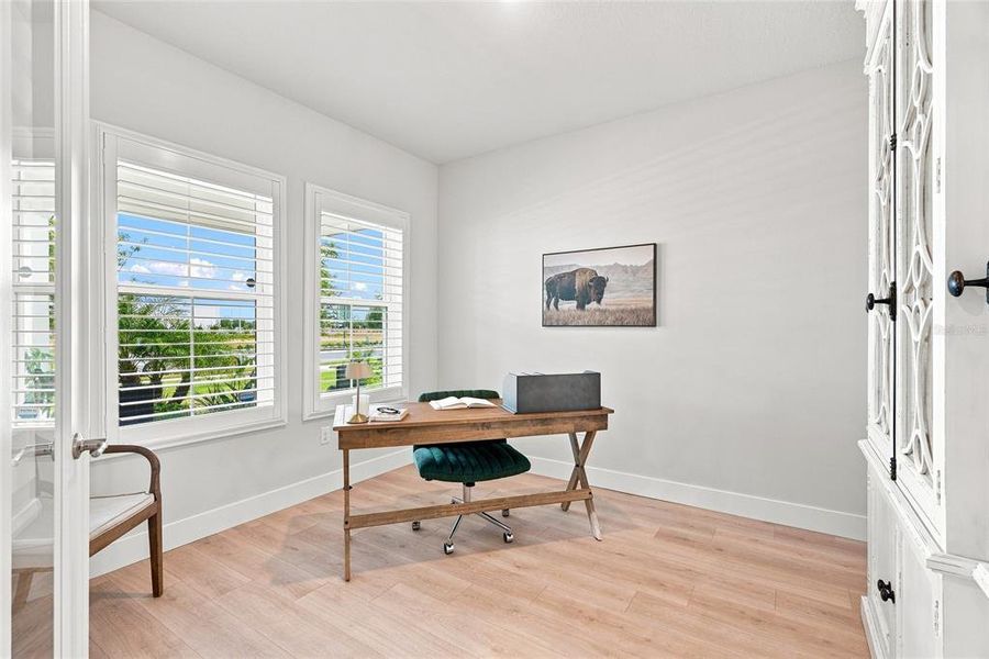 Furnished interior view inside a new home in SeaFlower – Bungalow Homes, Bradenton (Image 8).