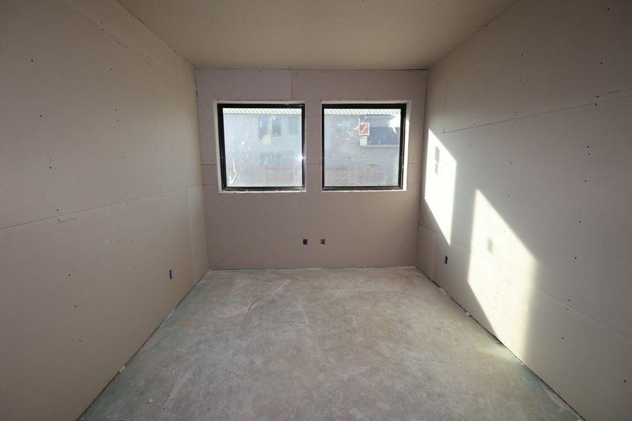 In-progress construction of a new home in Riceland 50’ Front Load Homesites, Mont Belvieu, TX (Image 6). In-progress construction of a new home in Riceland 50’ Front Load Homesites, Mont Belvieu, TX (Image 6).