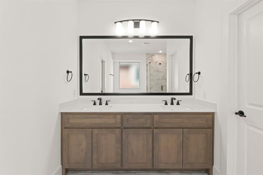 Furnished interior view inside a new home in Trails at Cottonwood Creek, Rowlett (Image 5).