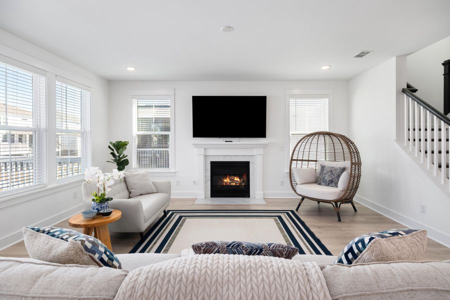Furnished interior view inside a new home in , Mount Pleasant (Image 17).