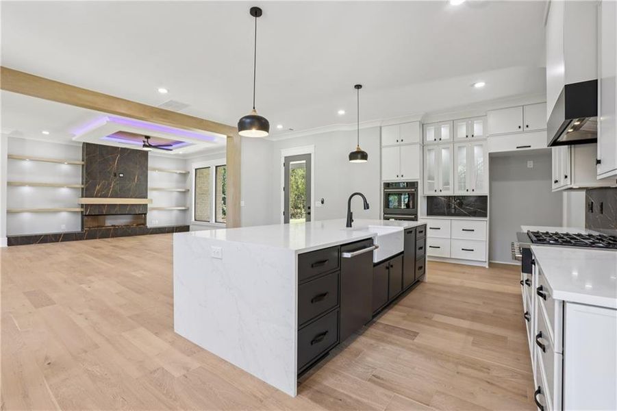 Furnished interior view inside a new home in , Braselton (Image 13).