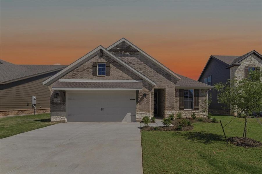 Front exterior of a new home in Covenant Park, Springtown, TX, highlighting curb appeal (Image 18).