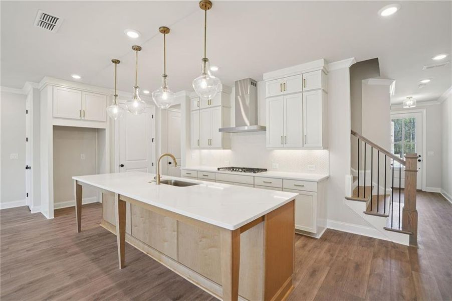 Furnished interior view inside a new home in Waterside Townhomes, Peachtree Corners (Image 6).