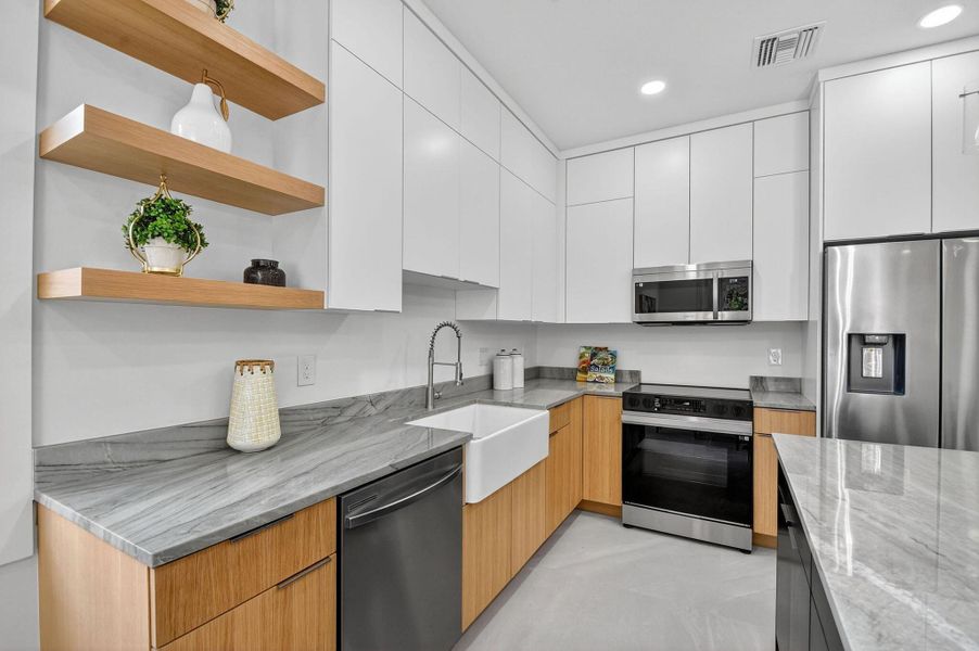 Furnished interior view inside a new home in , Jupiter (Image 7).
