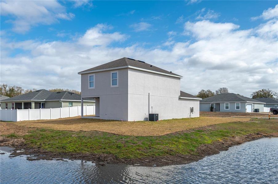 Exterior details and patio area of a home in , Lakeland (Image 2). Exterior details and patio area of a home in , Lakeland (Image 2).