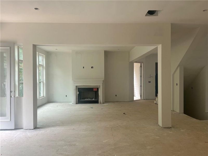 In-progress construction of a new home in , Cumming, GA (Image 52).