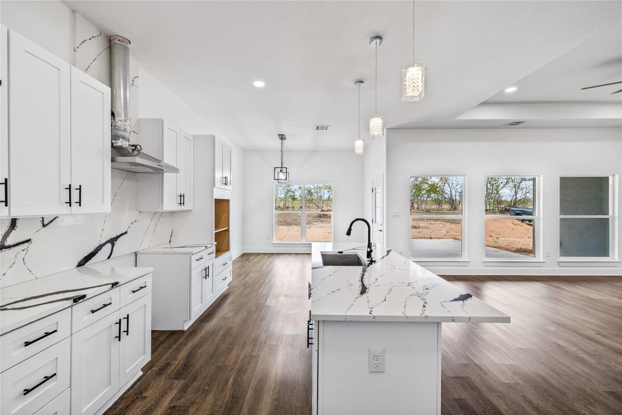 Furnished interior view inside a new home in , Dale (Image 15).