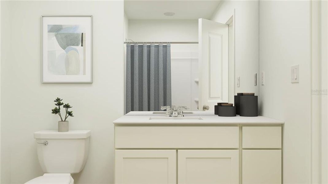 Furnished interior view inside a new home in , Davenport (Image 11).