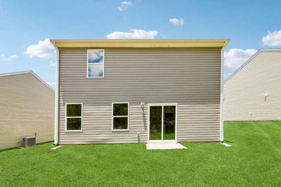 Exterior details and patio area of a home in Kinsale, Macon (Image 3). Exterior details and patio area of a home in Kinsale, Macon (Image 3).