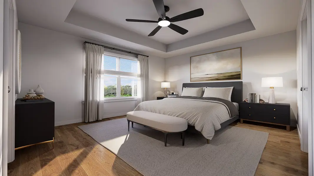 Furnished interior view inside a new home in The Cove at Mallard Crossing, Summerville (Image 6).