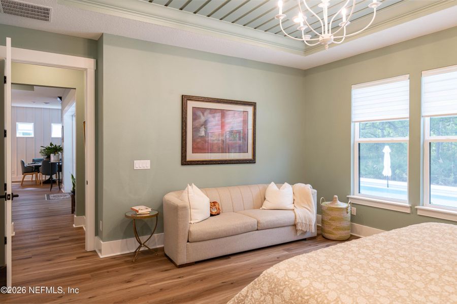 Furnished interior view inside a new home in , St. Johns (Image 62).