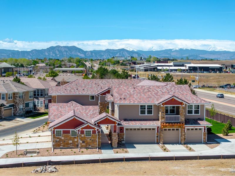 Front exterior of a new home in , Broomfield, CO, highlighting curb appeal (Image 21).