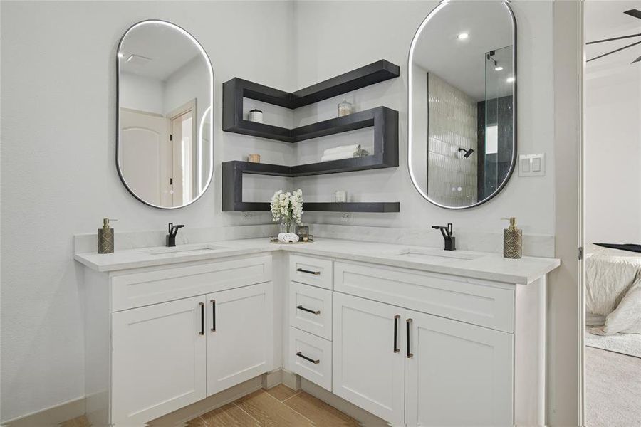 Furnished interior view inside a new home in , Tool (Image 38).