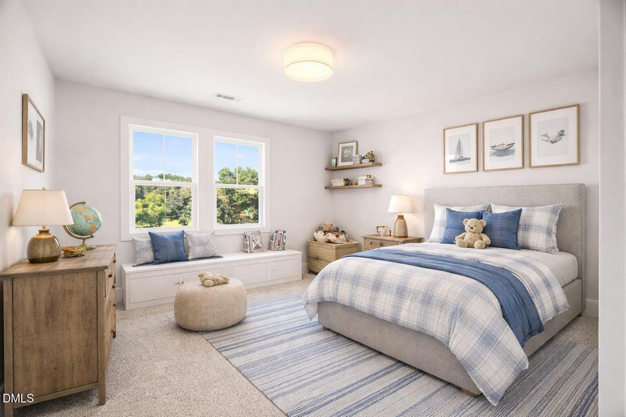 Virtually Staged Bedroom 3