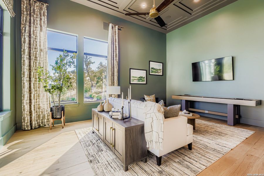 Furnished interior view inside a new home in Pecan Springs, Boerne (Image 32).