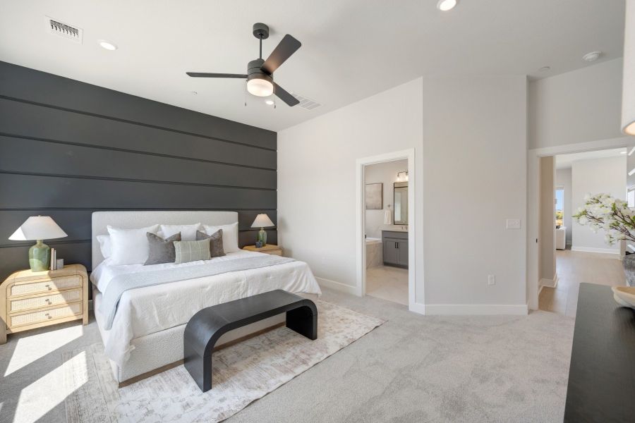 Furnished interior view inside a new home in The Twilight at Goodnight Ranch, Austin (Image 7).