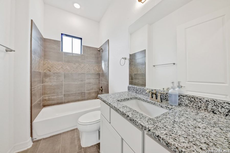Furnished interior view inside a new home in El Sonido at Campanas, San Antonio (Image 16).