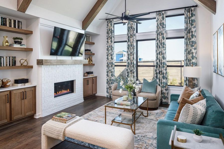 Furnished interior view inside a new home in Indigo, Richmond (Image 11).