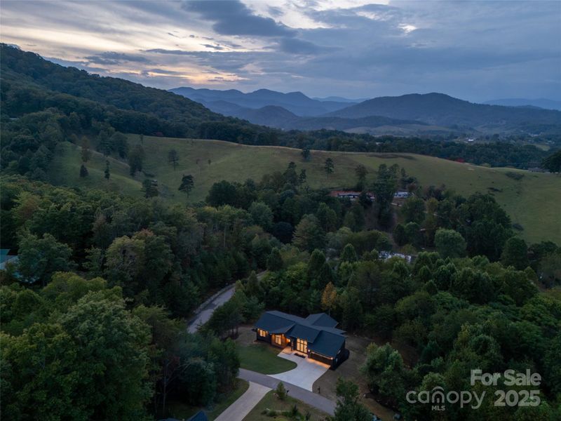 evening bird's eye view evening bird's eye view