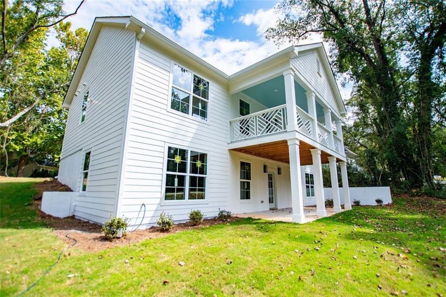 Exterior details and patio area of a home in , Bowdon (Image 32). Exterior details and patio area of a home in , Bowdon (Image 32).