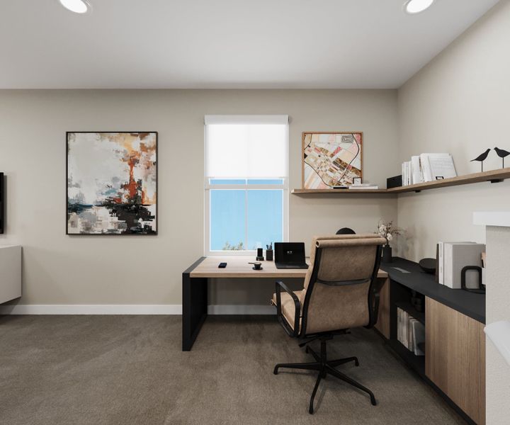Furnished interior view inside a new home in Lake Bluff, Greeley (Image 7).