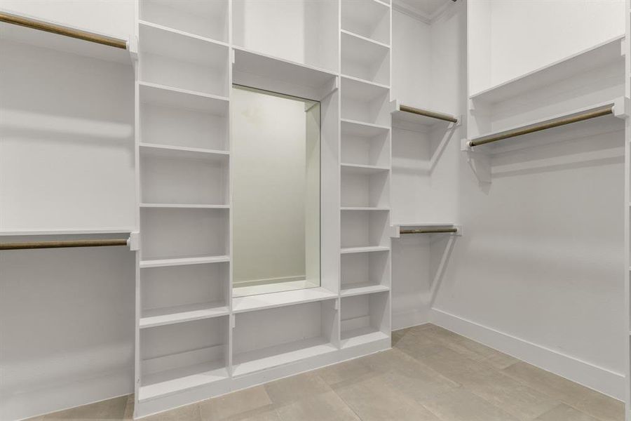 View of spacious closet