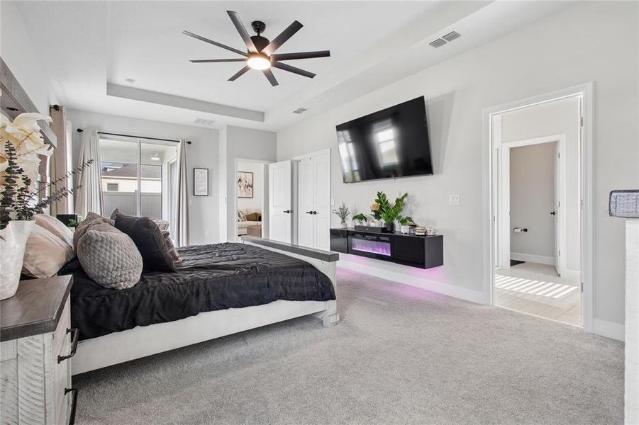 Furnished interior view inside a new home in Emerson Pointe, Apopka (Image 7). Furnished interior view inside a new home in Emerson Pointe, Apopka (Image 7).