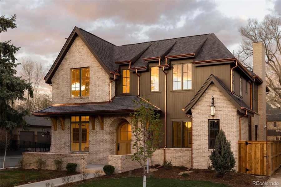 Front exterior of a new home in , Denver, CO, highlighting curb appeal (Image 30). Front exterior of a new home in , Denver, CO, highlighting curb appeal (Image 30).