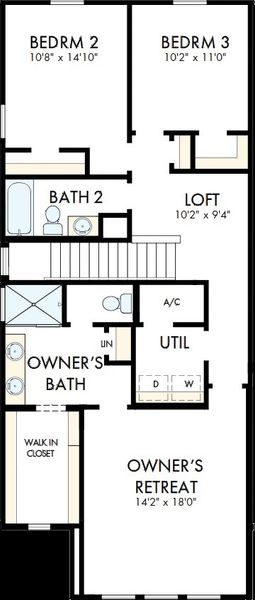 2D floor plan layout of this home in Palmeras at Crossprairie – The Palms Collection, St. Cloud, FL (Image 2). 2D floor plan layout of this home in Palmeras at Crossprairie – The Palms Collection, St. Cloud, FL (Image 2).