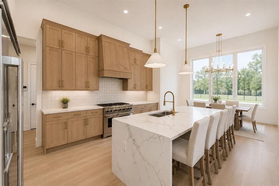 Furnished interior view inside a new home in , Aledo (Image 19).