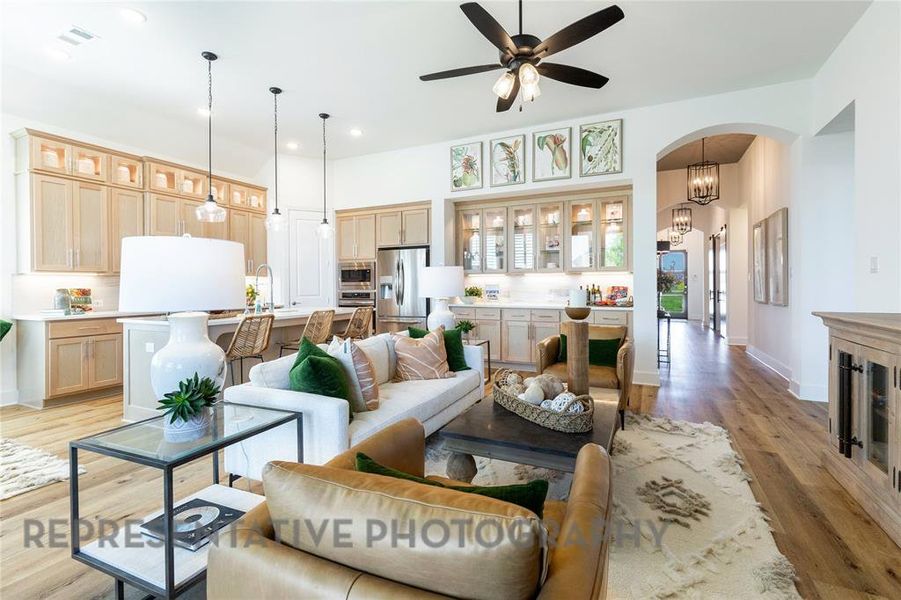 Furnished interior view inside a new home in Tavolo Park, Fort Worth (Image 16).
