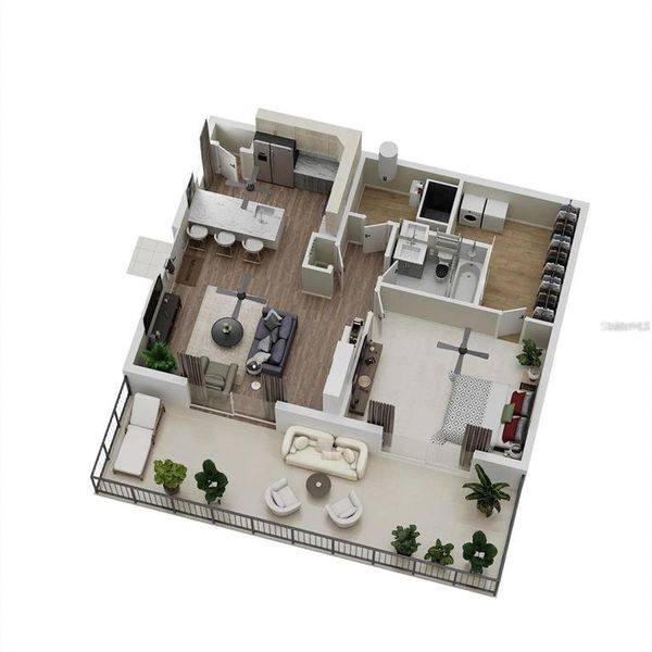 2D floor plan layout of this home in , Oviedo, FL (Image 3).