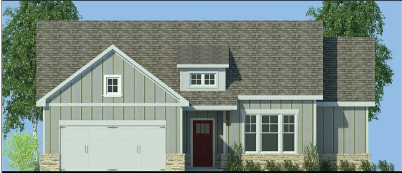 Exterior rendering of this home design in , Waleska, GA (Image 1). Exterior rendering of this home design in , Waleska, GA (Image 1).