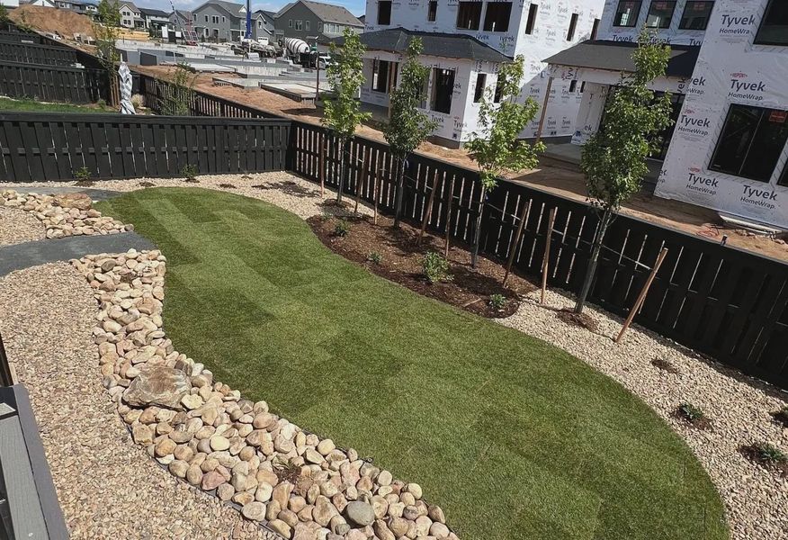 Homesite 139 Backyard Landscaping - 15 of 15 Homesite 139 Backyard Landscaping - 15 of 15